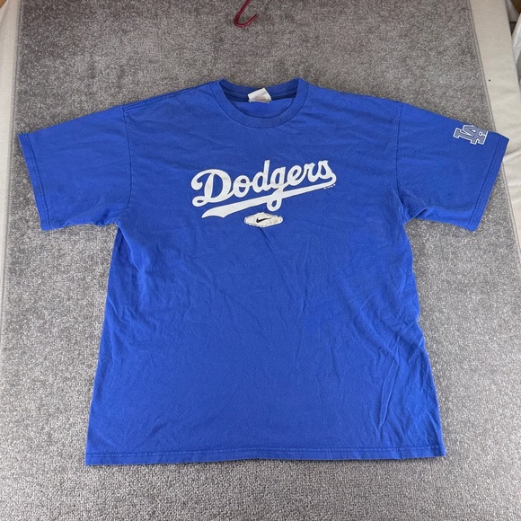 Nike Other - Vintage 2006 Nike Dodgers Short Sleeve Shirt LA MLB Mens L Collectible